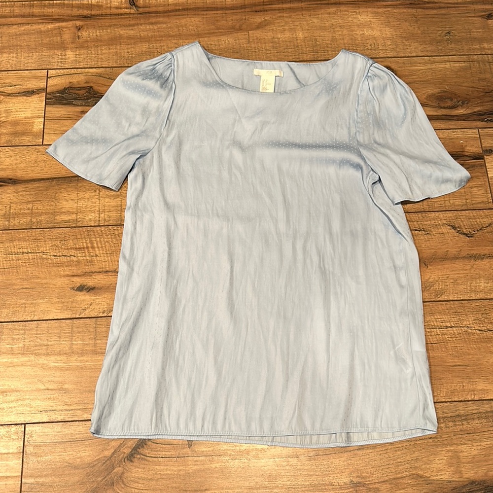 **3/$12** H&M Silky Blue Top
